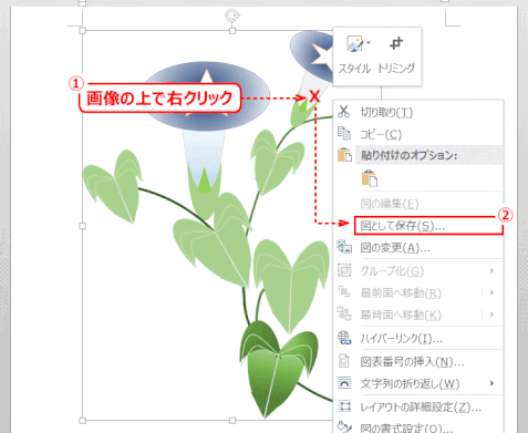 jdgWS0_06：「図として保存」を選ぶ