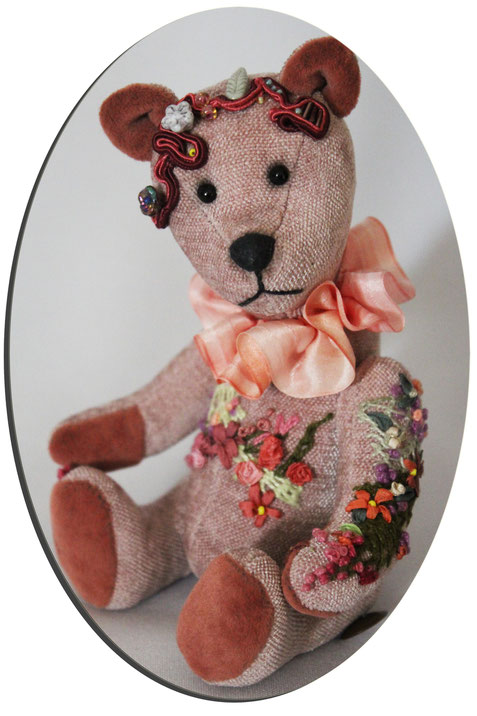 Sammler Teddybären collectors Teddy Bears "Fleur" Handmade