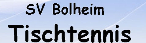 SV Bolheim Tischtennis