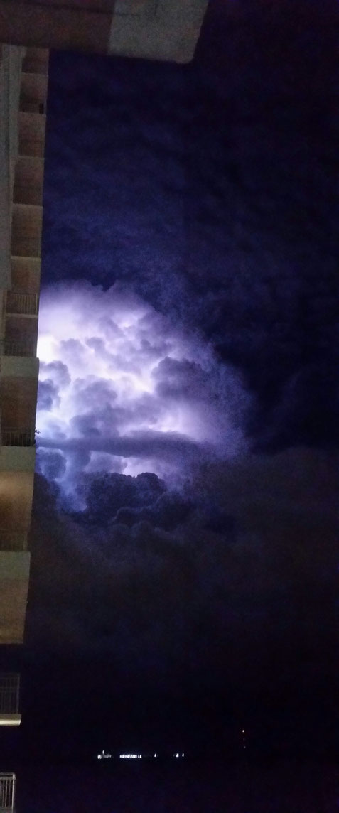 mardi 11 juin, cette fois ce n'était qu'un petit orage.