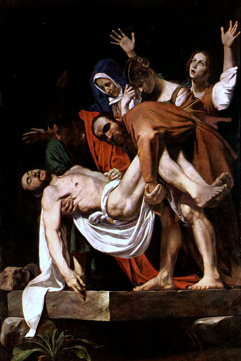 Самые известные картины Караваджо - Положение во гроб