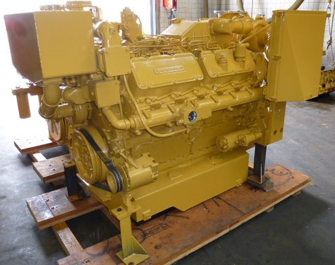 Moteur Caterpillar CAT 3412Di-TA disponible à Bruxelles-Belgique - Occasions Lamy Power
