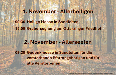 Allerheiligen/Allerseelen Plakat (PDF).