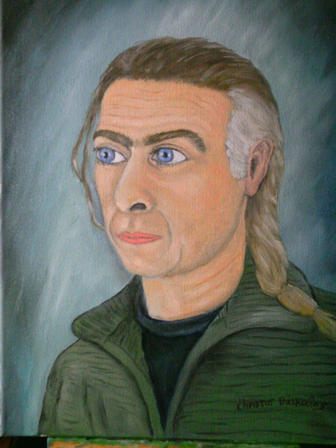 Self portrait  30x40 oil painting