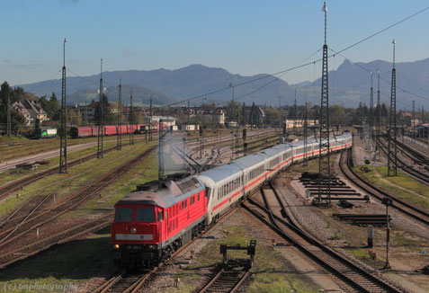 Umleiter-EC in Freilassing im Oktober 2014