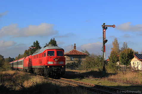 Umleiter-EC in Tittmoning-Wiesmühl.