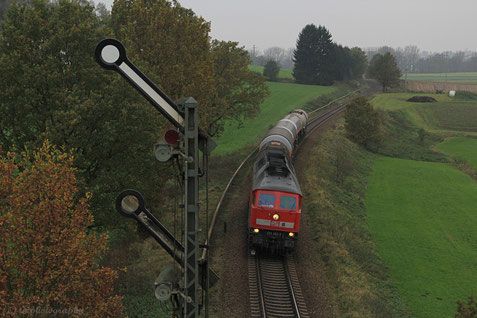 232 mit Güterzug in Schwindegg.