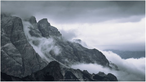 Mountains in the clouds