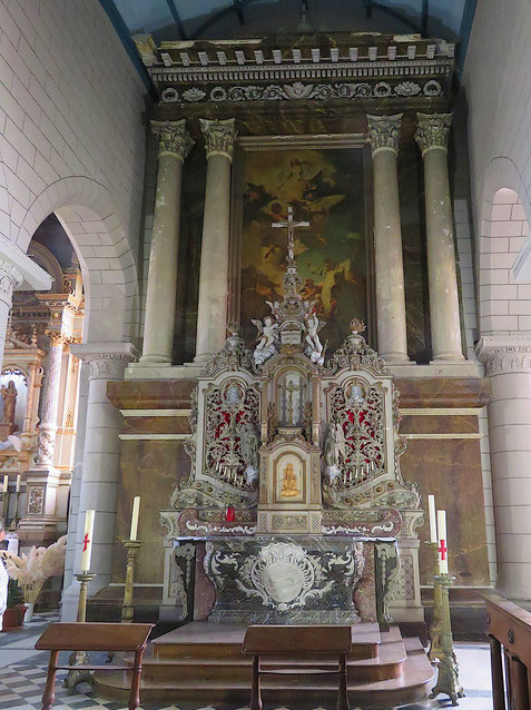 Collégiale Notre-Dame de Cassel, autel Louis XV, XVIIIe s.