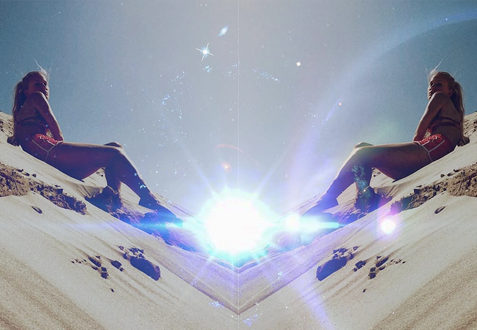 Double Exposure Foto aus meinem Archiv (2018)