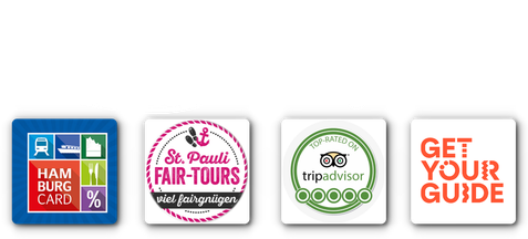 Die Kiez-Kapitän Hamburg Touren mit besten Bewertungen für die Reeperbahn und Beatles Kieztour und die Stadtführung Hamburg.