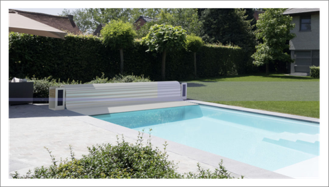 Automatische Rollladenabdeckungen mit PVC Lamellen oder Solar Lamellen