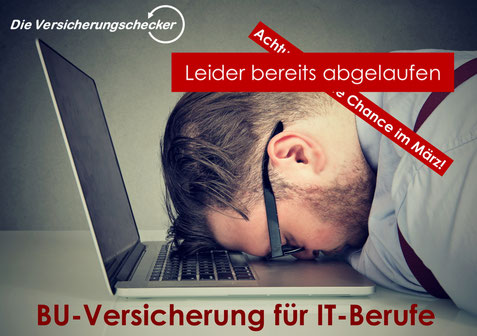 Berufsunfähigkeitsversicherung für IT-Berufe