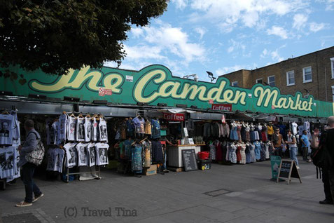 Camden lockt mit unzähligen Marktständen und Hippie-Läden.