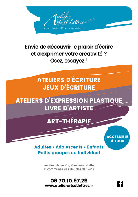 Ateliers d'écriture Le Mesnil Le Roi 78600