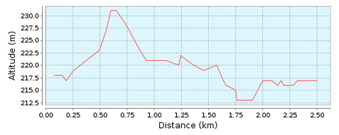 Profil Lebacher Stadtlauf