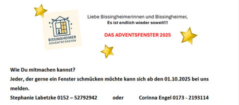 Bissingheimer Adventsfenster