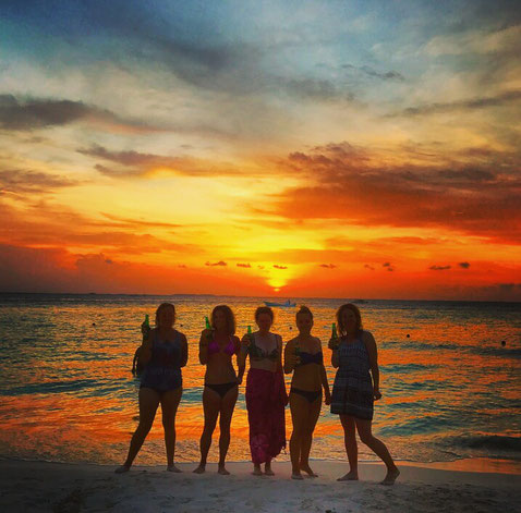 Here with the girls from my second Yoga Tour taken on Isla Mujeres in Cancun. I really liked those tours. I did five of them in total.