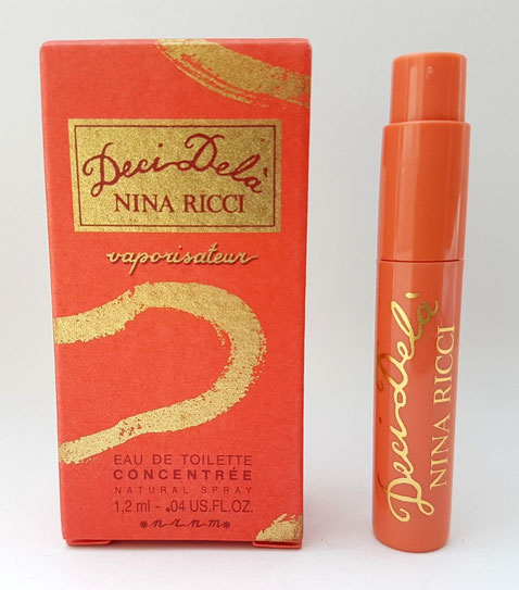 DECI DELA - ECHANTILLON TUBE SPRAY EAU DE TOILETTE CONCENTREE 1,2 ML