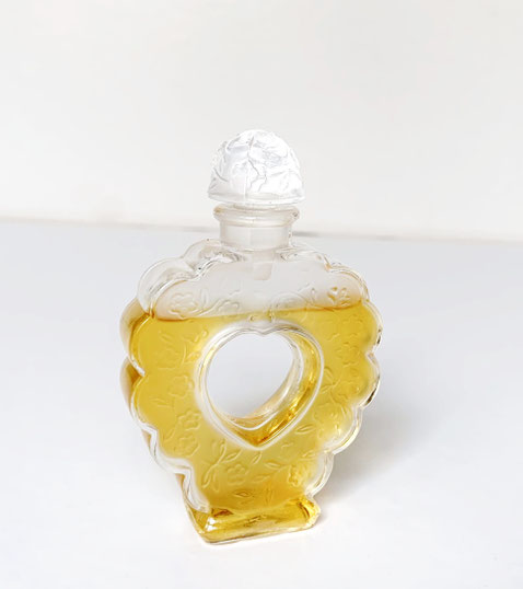 COEUR JOIE - PARFUM,  FLACON EN CRISTAL LALIQUE