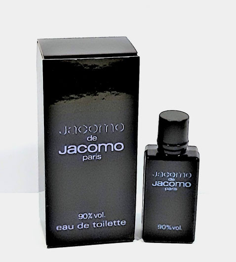JACOMO - JACOMO EAU DE TOILETTE 90 % VOL. -  MINIATURE ET BOÎTE DIFFERENTES DES PRECEDENTES (PLUS RECENTE)
