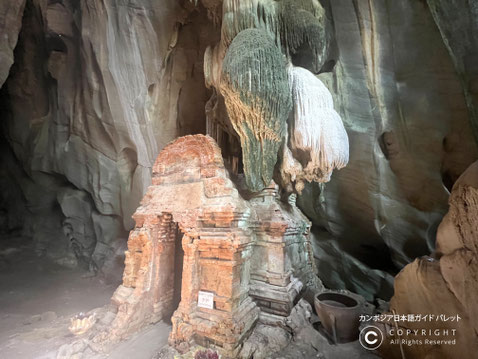 カンポット州のプノン・チュノック寺院 6