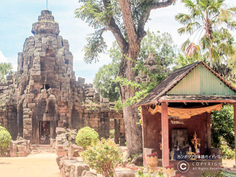 タプローム・トンレバテイ遺跡の祠 3 