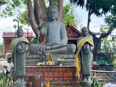 カンポット州のプノン・チュノック寺院 