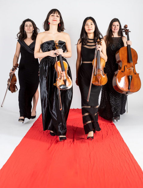 von links nach rechts: Elen Guloyan, Emeline Pierre, Riro Motoyoshi, Julia Ammerer-Simma (Photo: Ernest Stierschneider)