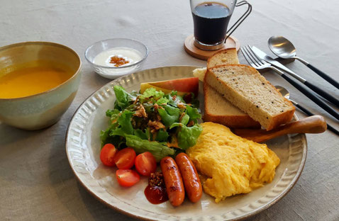 朝食一例