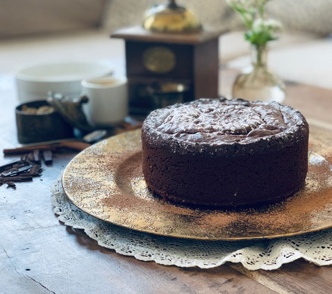 Schokolade-Nougat-Kuchen