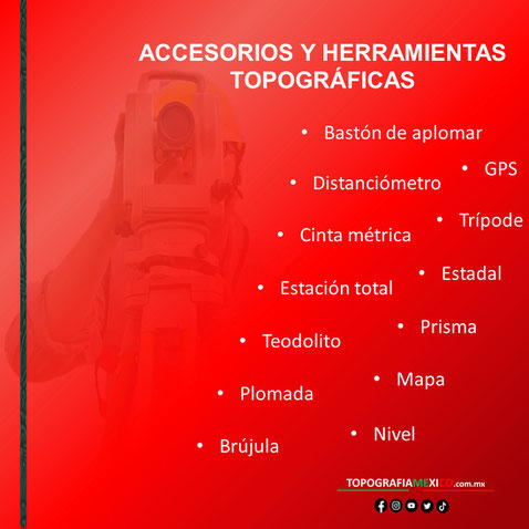 cuales son los accesorios topografia