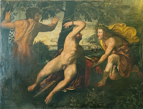 Sartène - Mairie - Apollon écorchant Marsyas (legs Fesch)