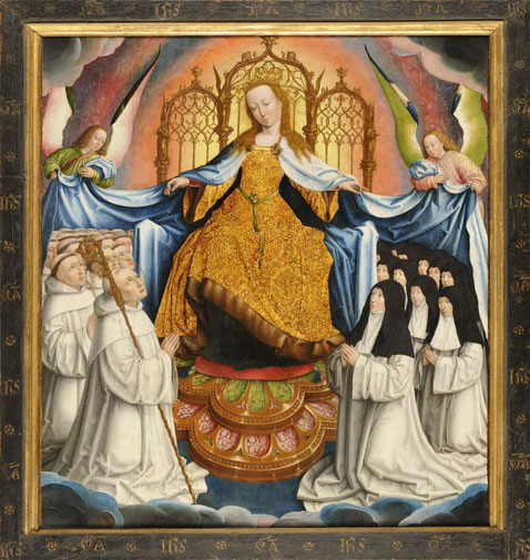 Jean Bellegambe peintre flamand (1470-1536) - Vierge protectrice des Cisterciens - Musée de Douai