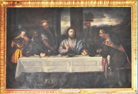 Le souper d'Emmaüs d'après Titien don de l'Empereur (Véronique Frichot)