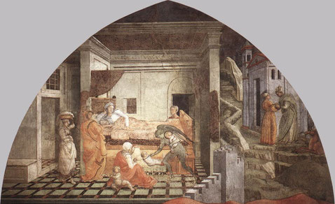 Prato (Toscane) - Duomo - Filippo Lippi - Naissance de Saint Etienne