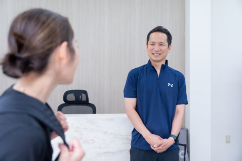 姿勢改善ストレッチ指導