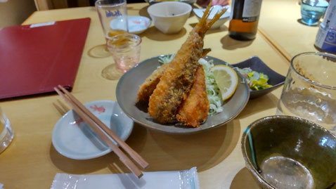 マグロと鰺のフライ