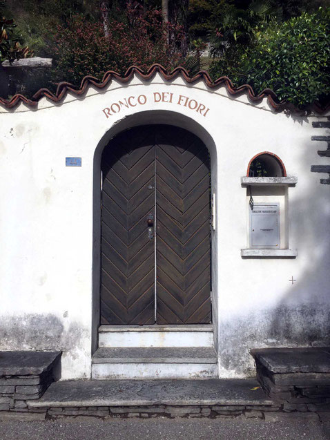  Entrance to Hedi Merten's then home in Locarno.