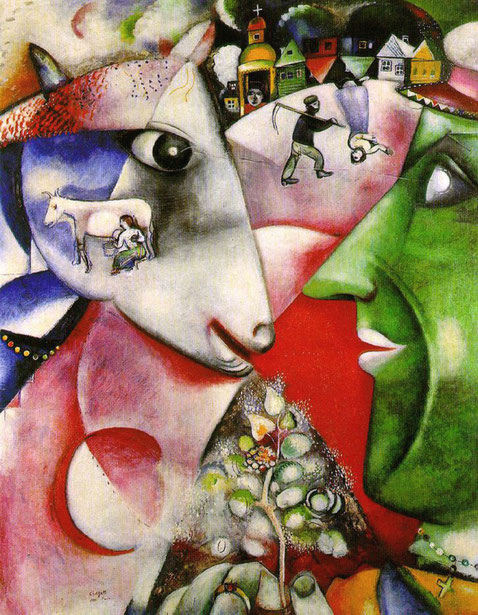 M. Chagall, “Io e il villaggio” (1911)