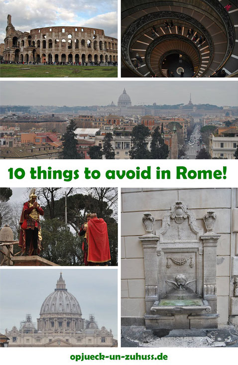 10 things to avoid in Rome