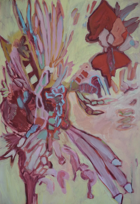  Pollinisation 1, 2026 Acryl auf Leinwand 117x80