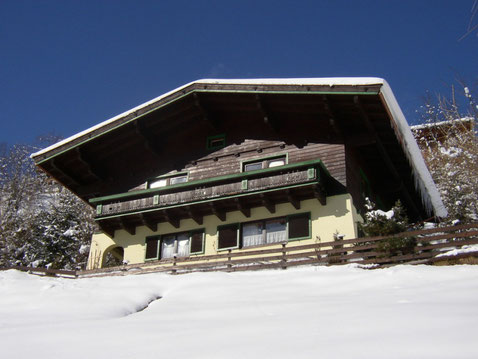 Front view of the house