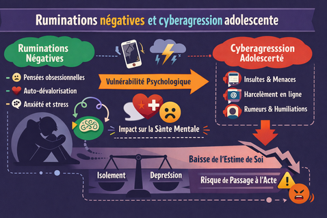 Les ruminations négatives et la cyber-agression adolescente