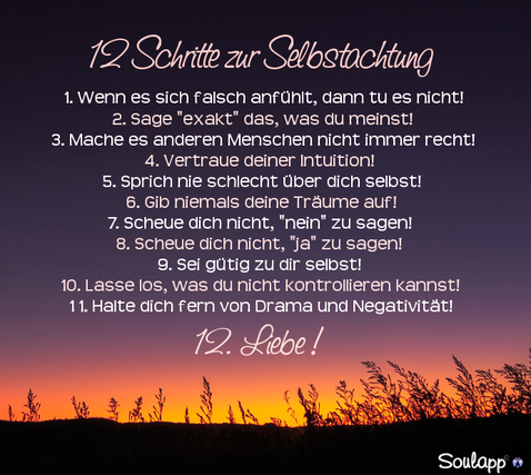 Bild: Sonnenaufgang mit Text