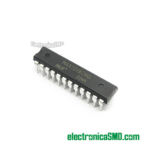 MAX7219 Driver LEDS Serial, max7219, driver led guatemala, electronica, electronico, circuito integrado