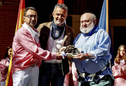 Recogiendo el Galardón de Gran Ciudadano Logroñés 2025.