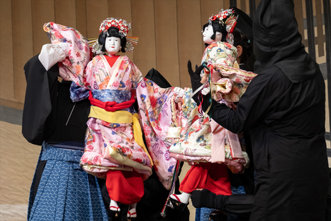 二人禿（能勢人形浄瑠璃鹿角座）