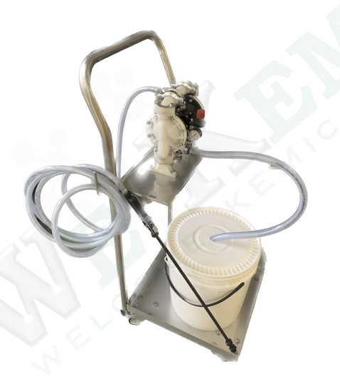 Pickling gel for stainless steel 300 series with pump