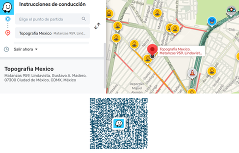 waze topografia mexico